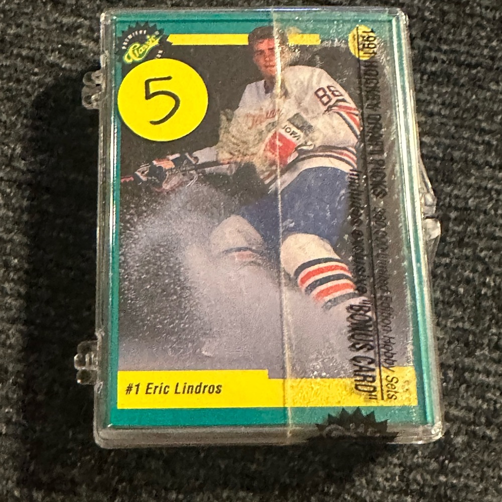 1991 Classic Draft Picks Hockey set of cards Eric Lindros Rookie card